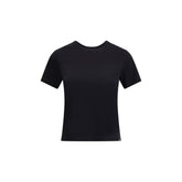 Courrèges Black Cotton T-Shirt